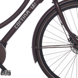 Cortina spatbord voor 28 E-U4 friar brown matt - AE-trading