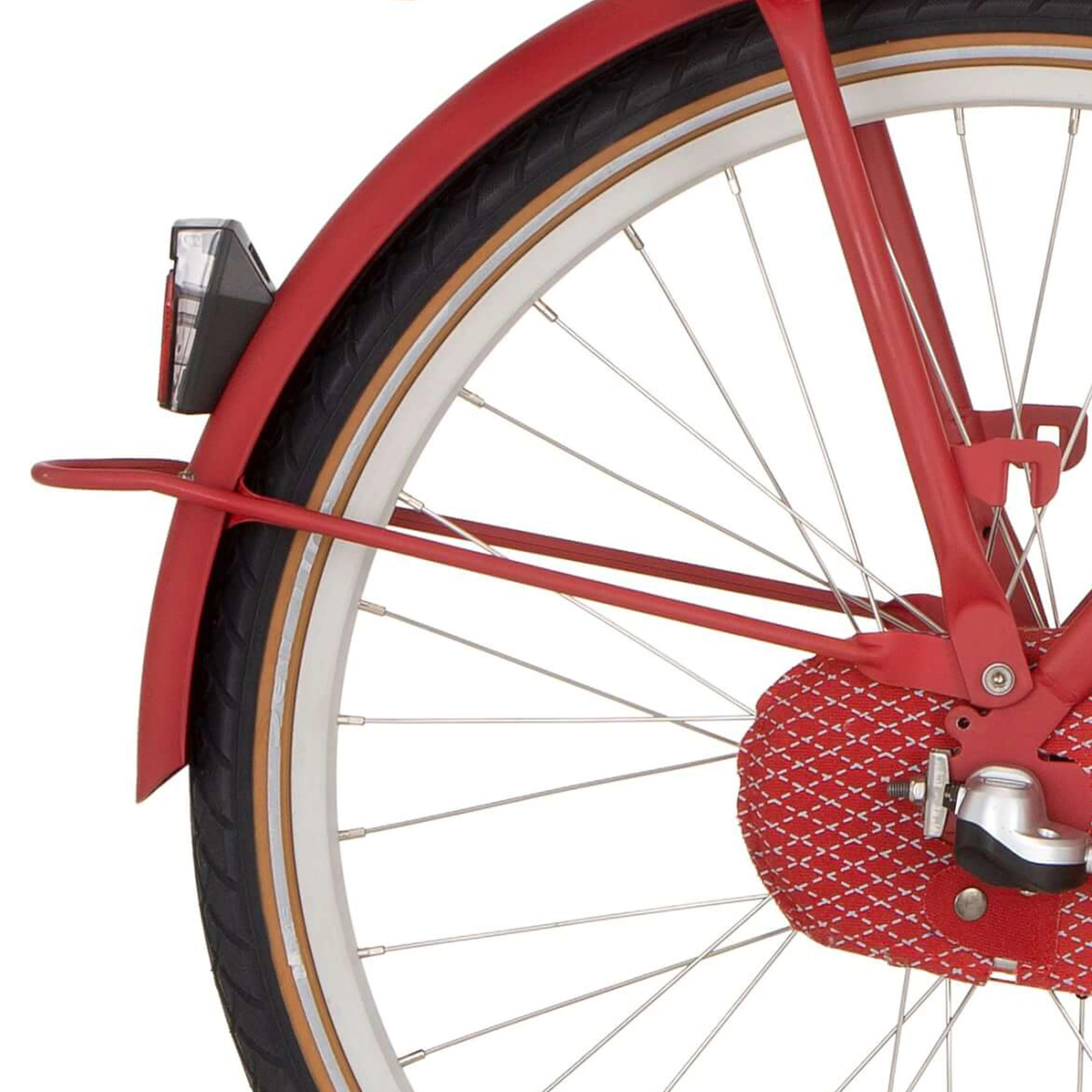 Cortina spatbordstang achter 26 U4 true red matt - AE-trading