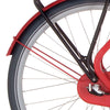 Cortina spatbordstang achter 28 Common true red matt - AE-trading