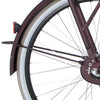 Cortina spatbordstang achter 28 E-U4 teak brown matt - AE-trading