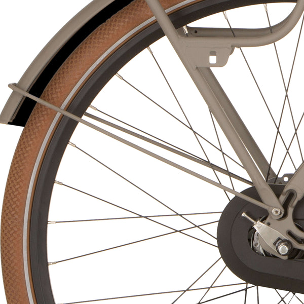 Cortina spatbordstang achter 28 Foss halva grey matt - AE-trading