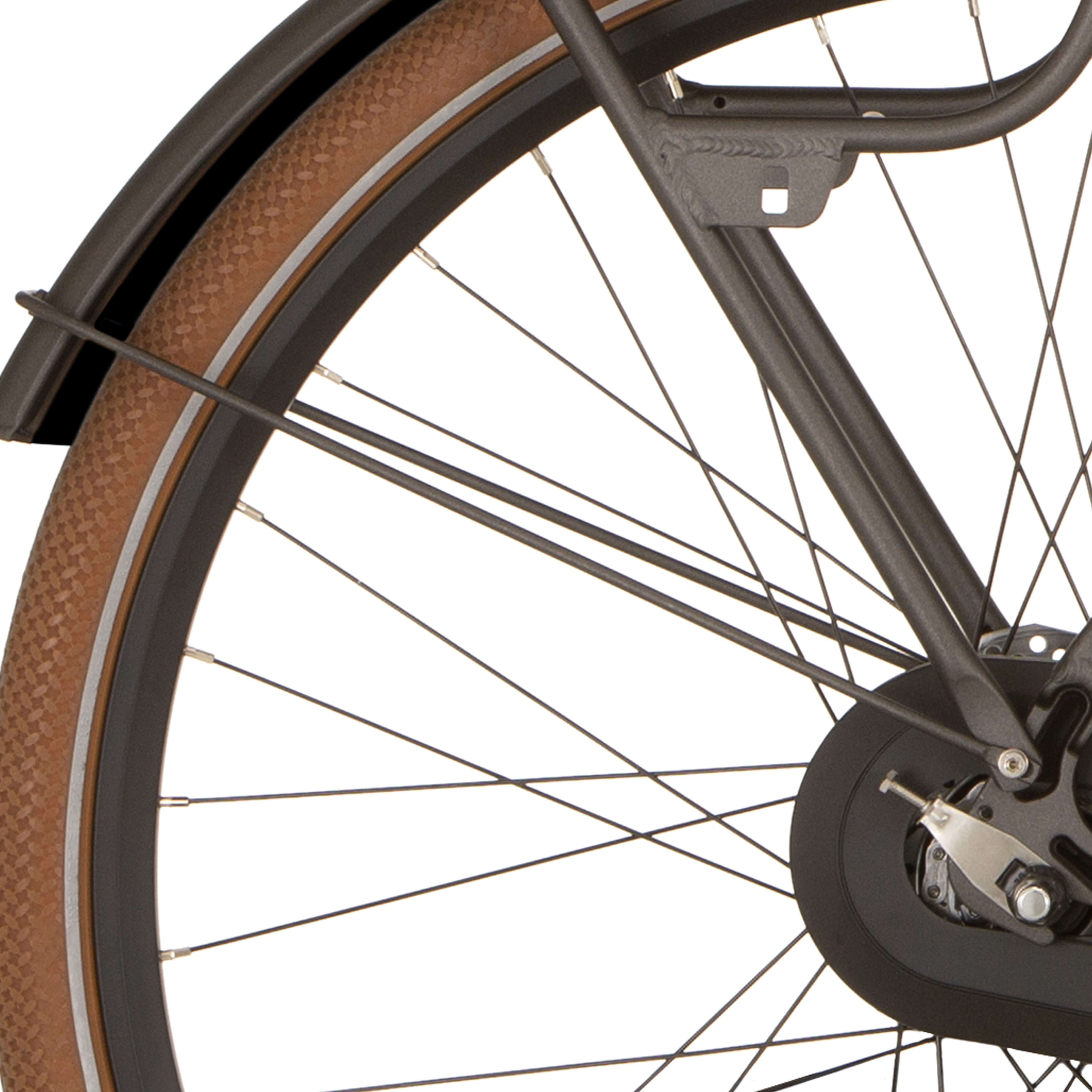 Cortina spatbordstang achter 28 Foss iron black matt - AE-trading