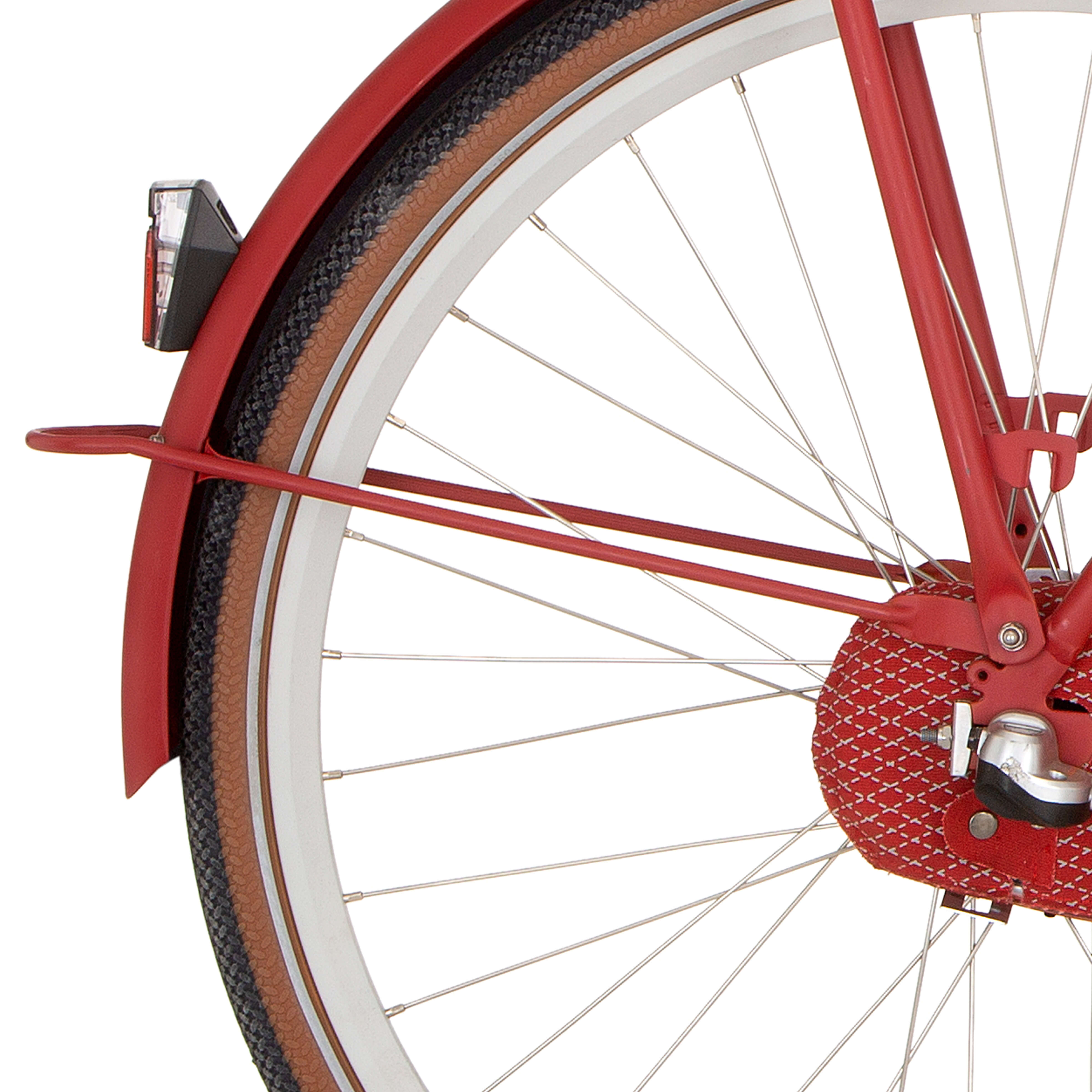 Cortina spatbordstang achter 28 U4 true red matt - AE-trading