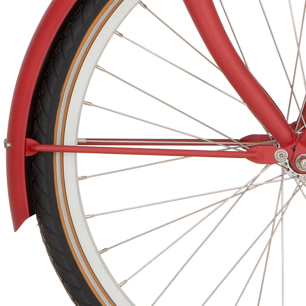 Cortina spatbordstang voor 24 U4 true red matt - AE-trading