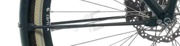 Cortina spatbordstang voor 28 E-U4 jet black matt - AE-trading
