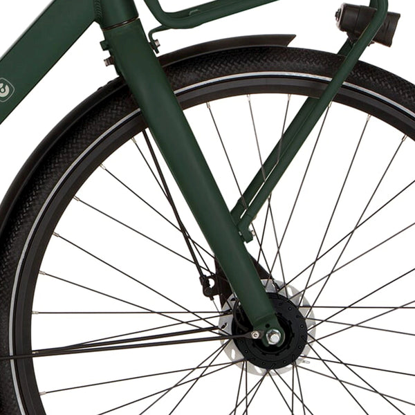 Cortina voorvork Common dark green metallic matt - AE-trading