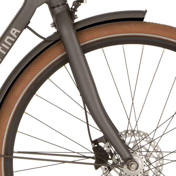 Cortina voorvork E-Foss MM iron black Matt - AE-trading