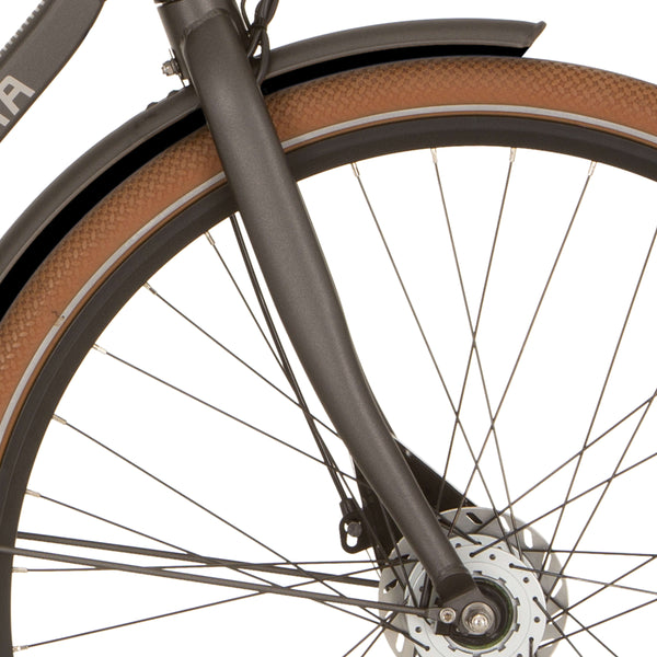 Cortina voorvork Foss iron black matt - AE-trading