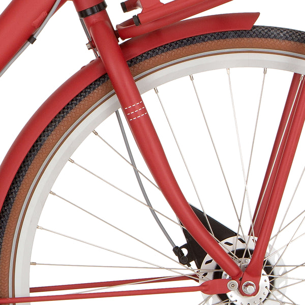 Cortina voorvork U4 D true red matt - AE-trading