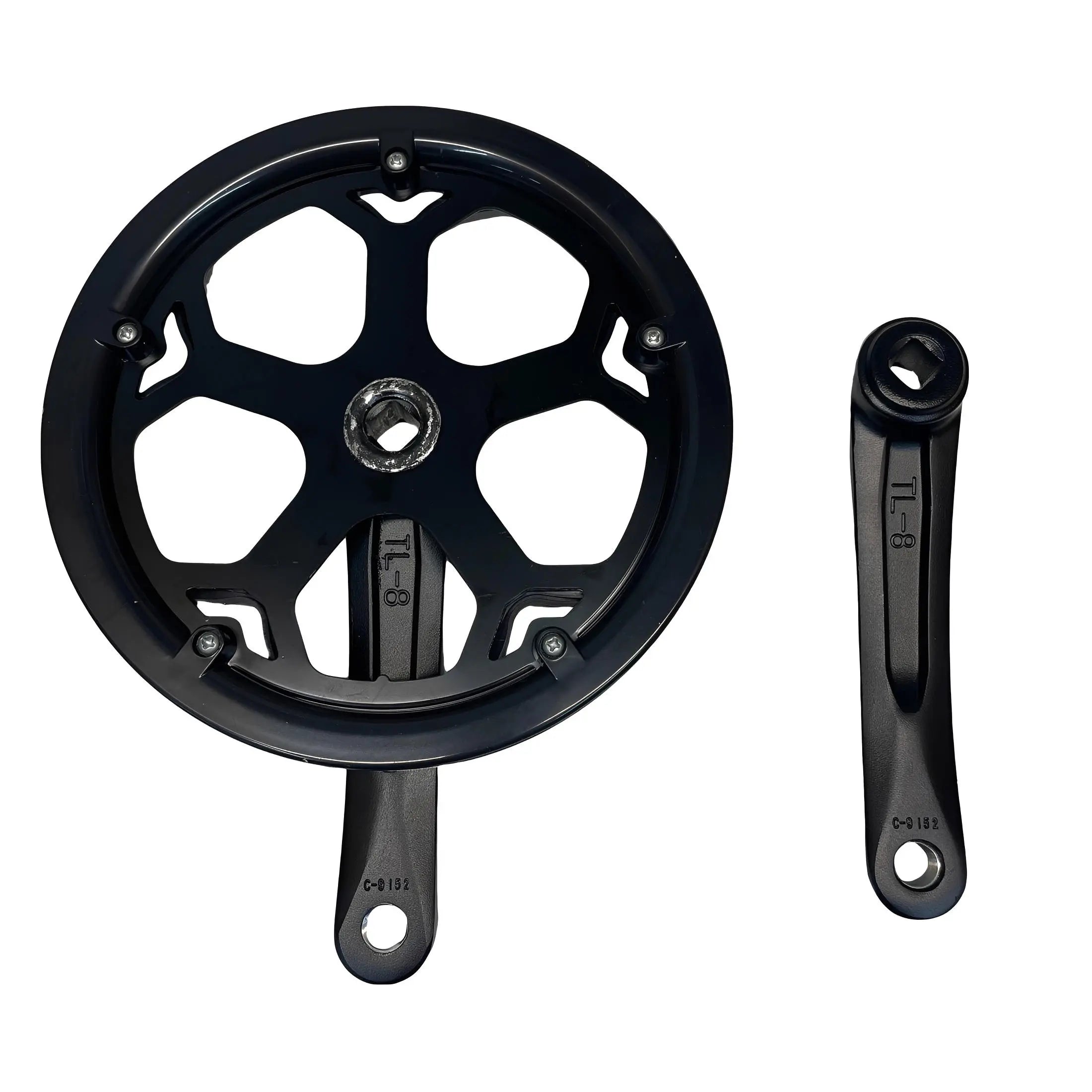Crankset Ouxi C80 Mini en QMWheel V20 Mini Fatbike Rechts + Links met Tandwiel - AE-trading