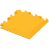 Cyclus hoeklijst 13,5x13,5x0,7cm PVC geel - AE-trading