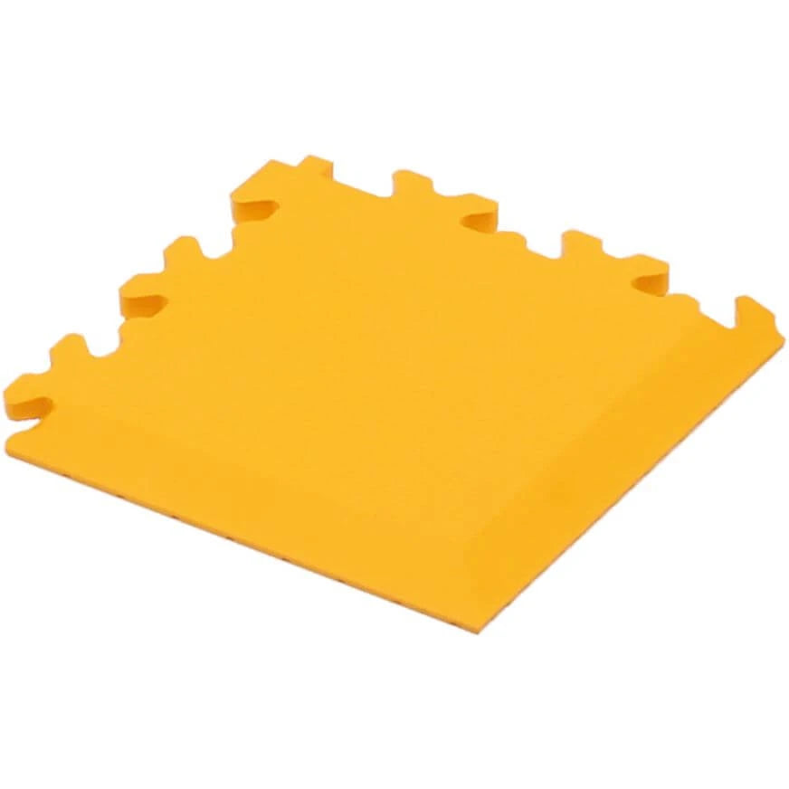 Cyclus hoeklijst 13,5x13,5x0,7cm PVC geel - AE-trading
