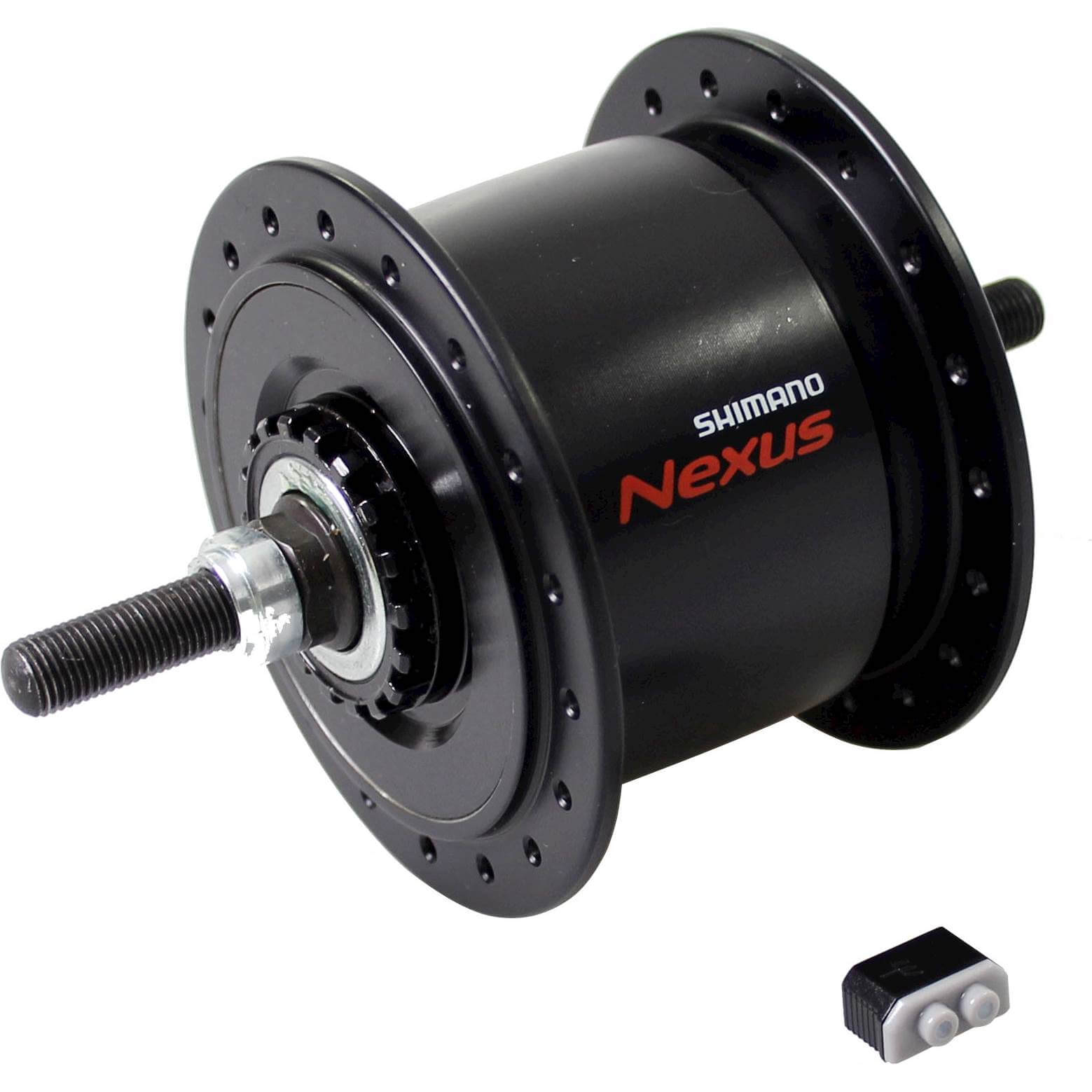 Shimano dynamonaaf 6v 3w DH-C6000 RB zwart - AE-trading