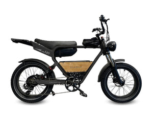 Diablo Q6 Fatbike 7RD Shimano Versnellingen en Hydraulische remmen inclusief alle accessoires - Mat zwart - AE-trading