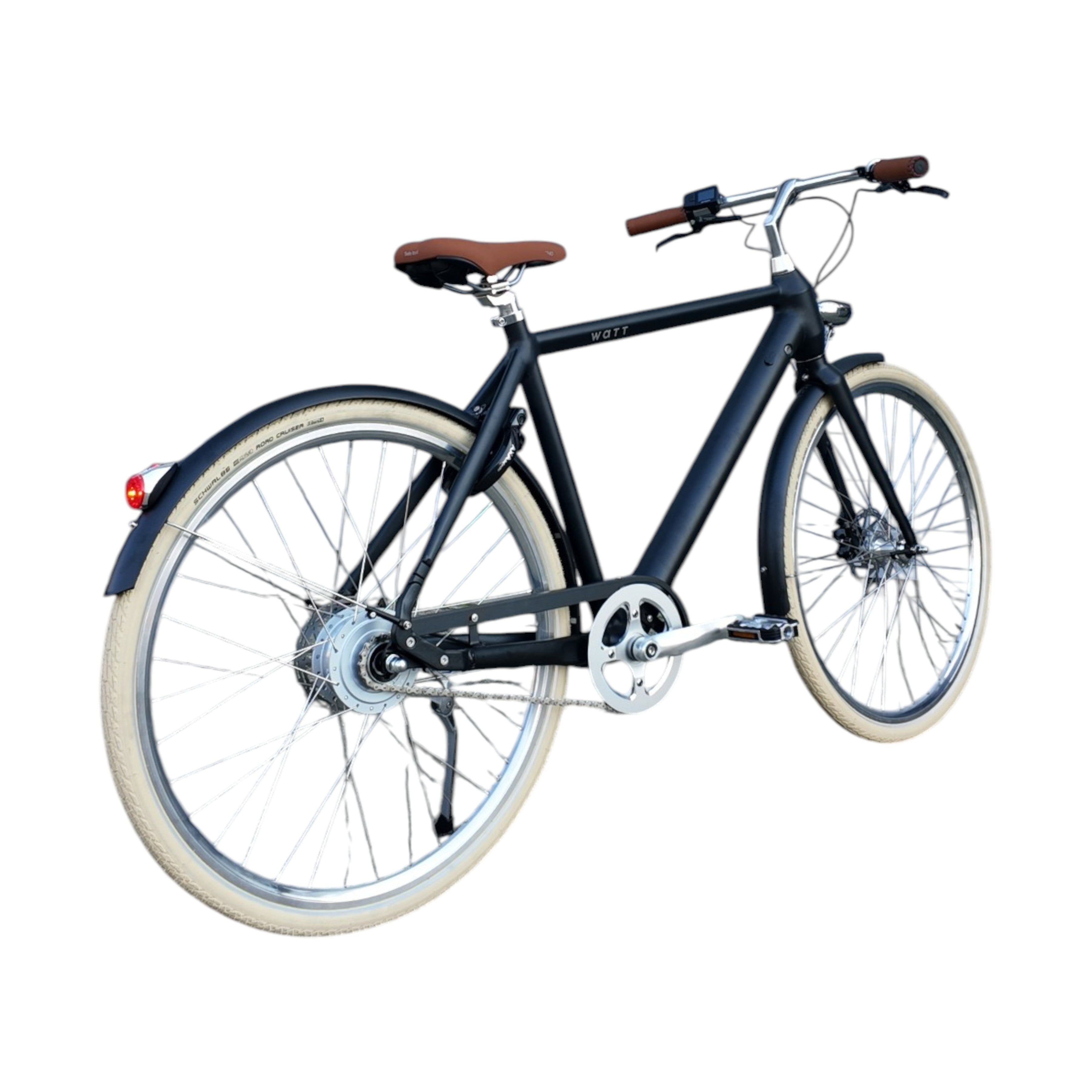 WATT E-bike Dublin - Medium 50 cm – Elektrische Fiets – Zwart – 28 inch – 250W – 36V - AE-trading