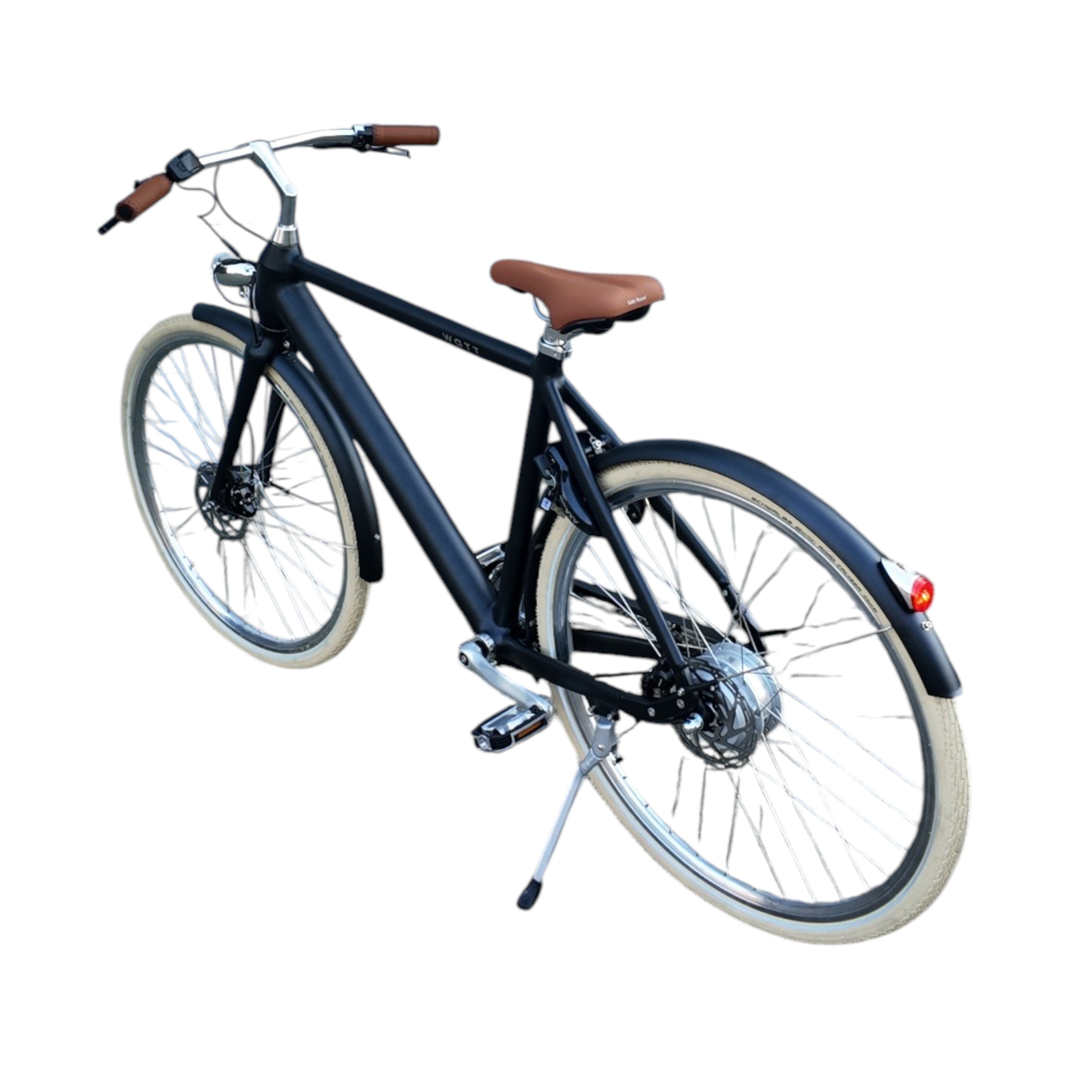 WATT E-bike Dublin - Medium 50 cm – Elektrische Fiets – Zwart – 28 inch – 250W – 36V - AE-trading