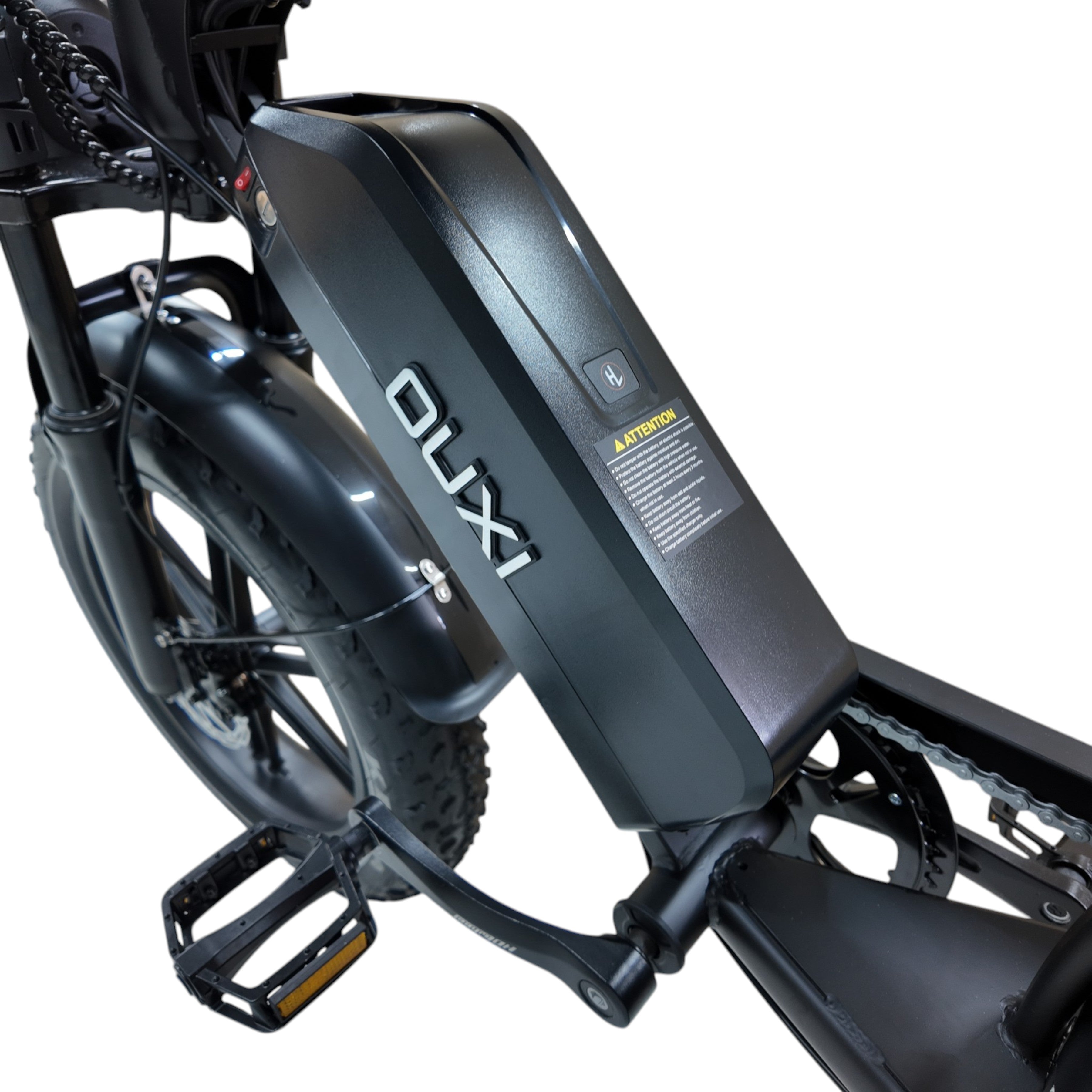 Ouxi C80 V8 6.0 Fatbike - Noir - Freins hydrauliques et NFC 2026