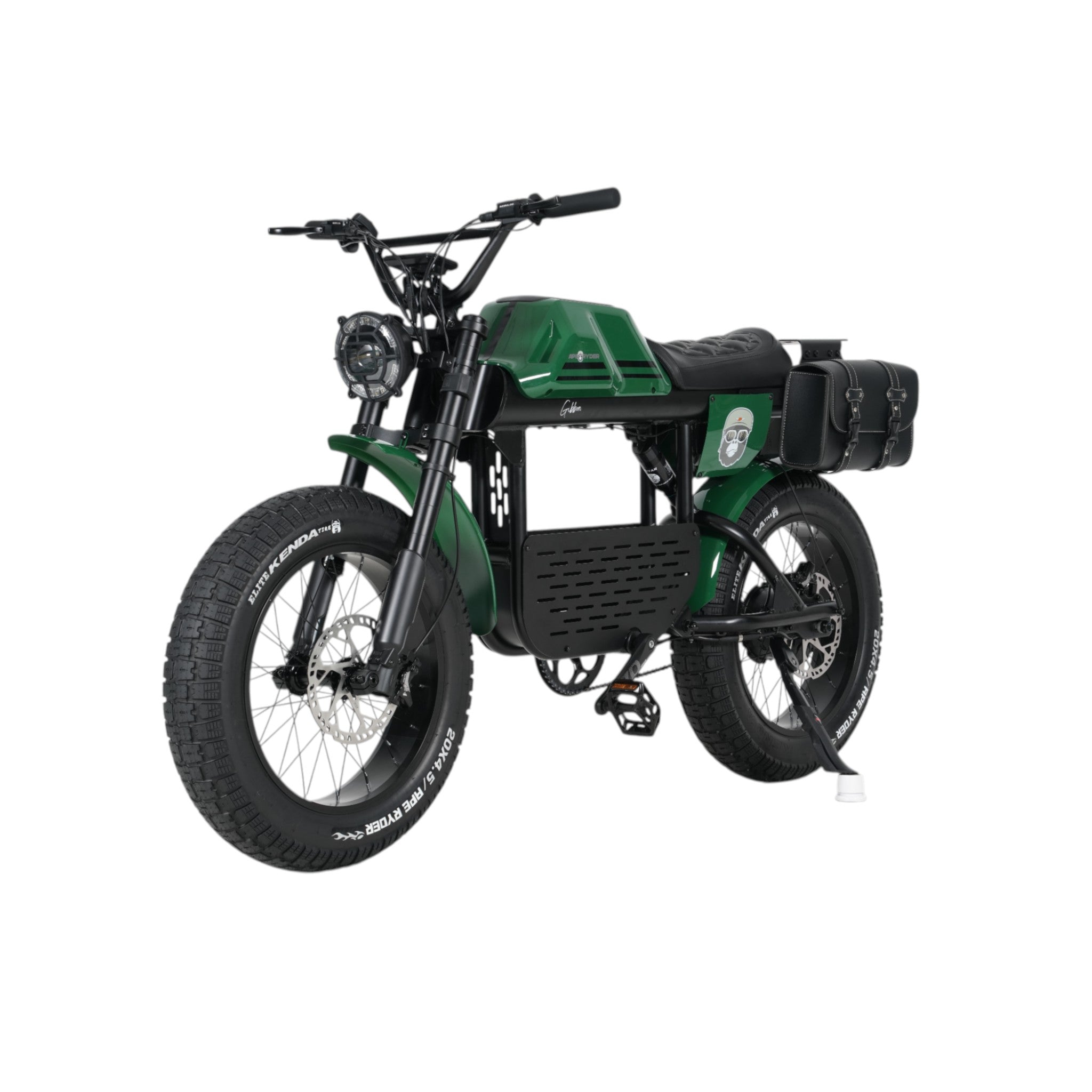 Ape Ryder Gibbon - Fatbike - Irish Groen - 20x4.5 inch Kenda Banden - Accu 960Wh (48V, 20Ah) - 250W Achterwielmotor - Hydraulische Remmen - AE-trading