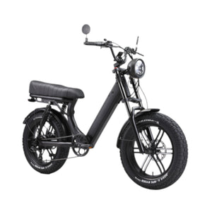 Diablo Ape Ryder MD10 - Fatbike - Mat Zwart - 20x4.5 inch - Accu 696Wh 48V, 14.5Ah - 250W Achterwielmotor 50Nm - Shimano 7 Versnellingen - Hydraulische Remmen