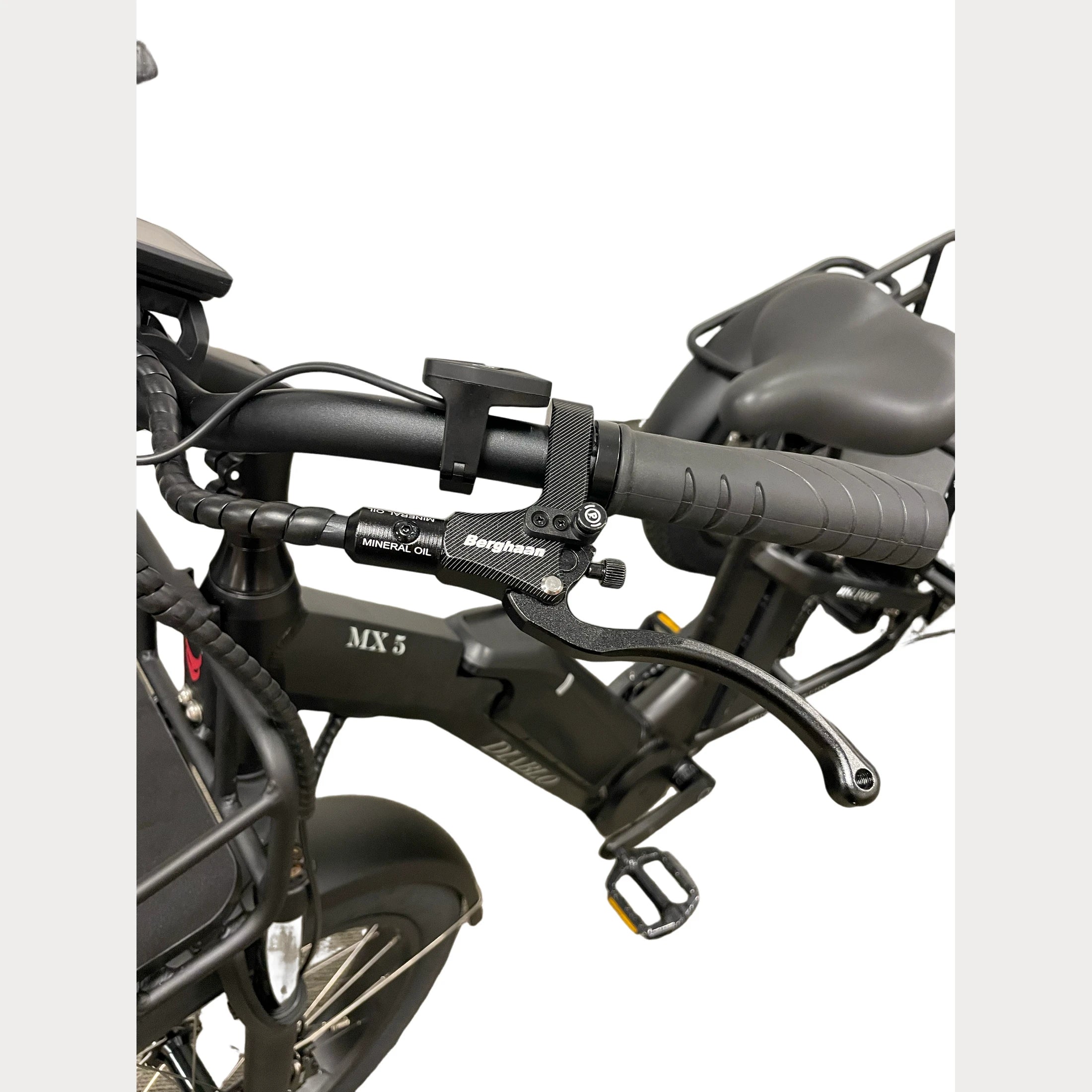 Diablo Big Foot Fatbike Driewieler Fiets Elektrisch Cargo - Mat zwart - Twee accu's - AE-trading