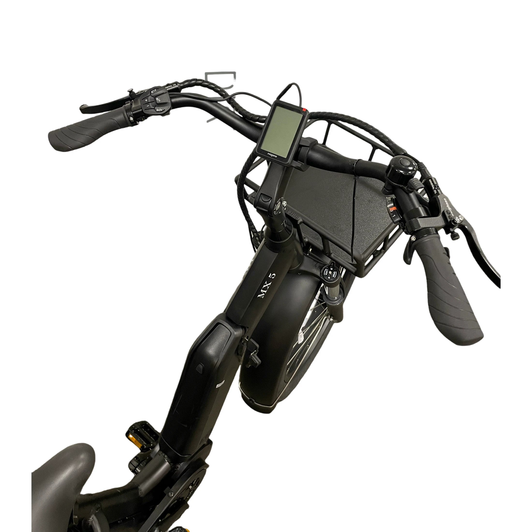 Diablo Big Foot Fatbike Driewieler Fiets Elektrisch Cargo - Mat zwart - Twee accu's - AE-trading