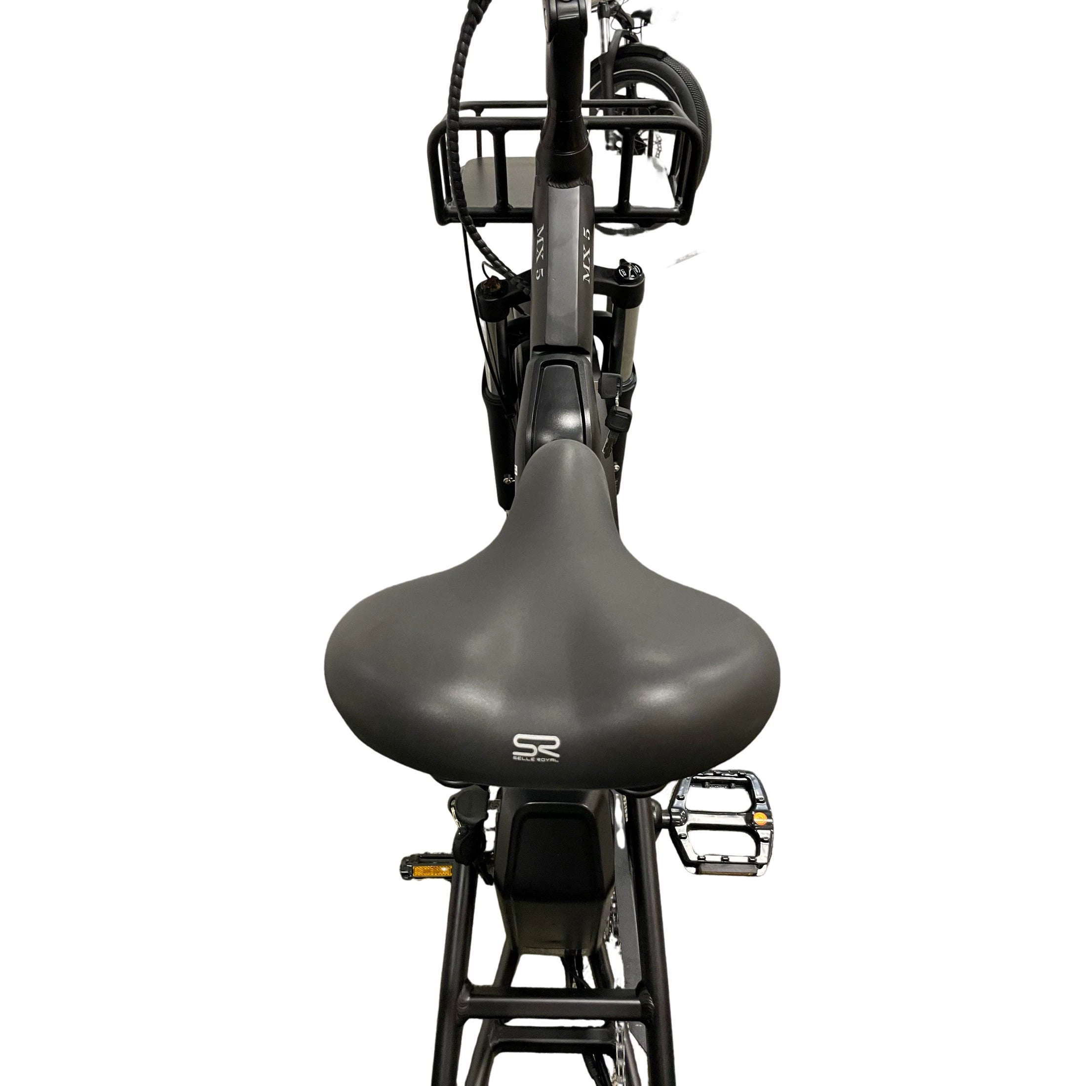 Diablo Big Foot Fatbike Driewieler Fiets Elektrisch Cargo - Mat zwart - Twee accu's - AE-trading