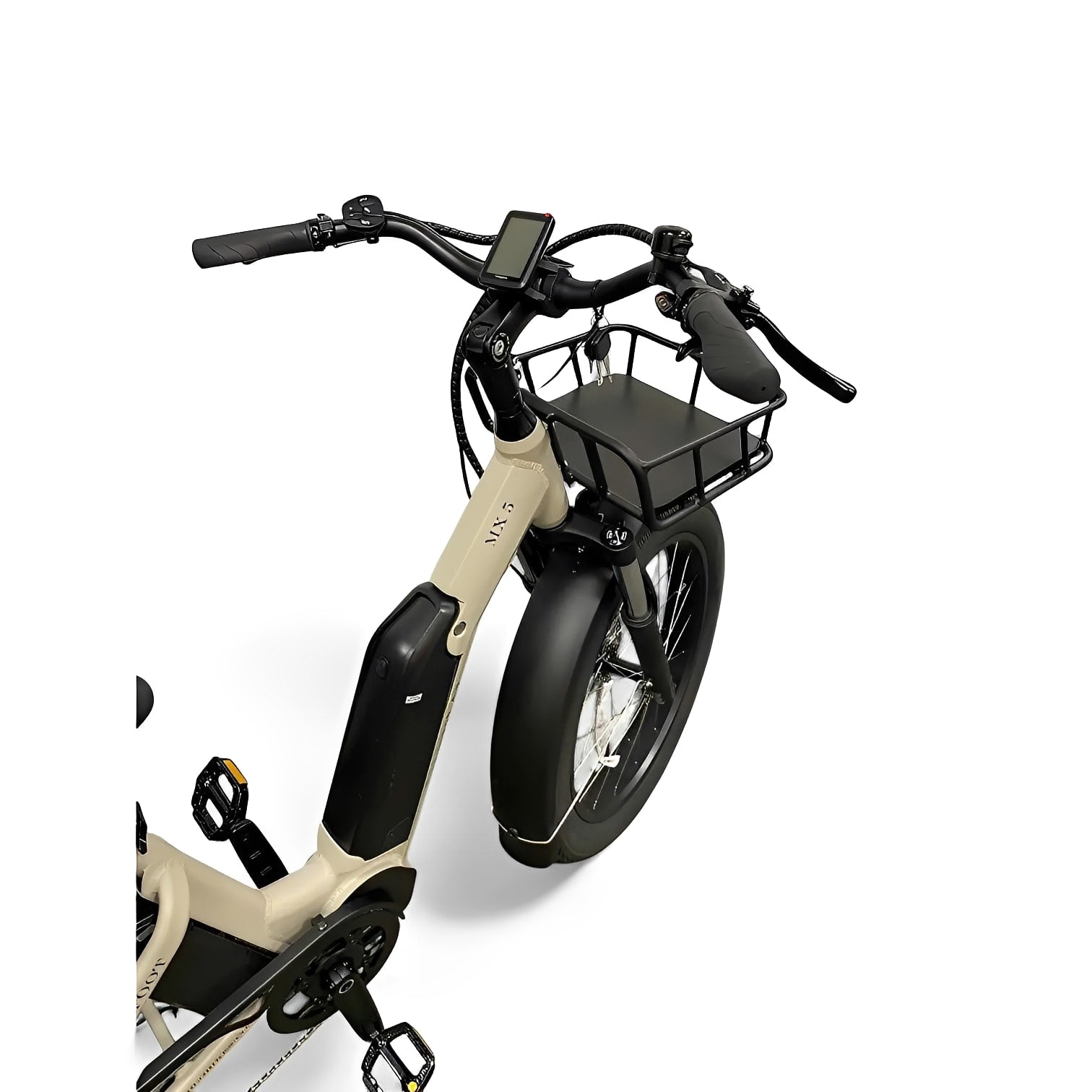 Diablo Big Foot Fatbike Driewieler Fiets Elektrisch Cargo - Fashion Grey Grijs - Twee accu's - AE-trading