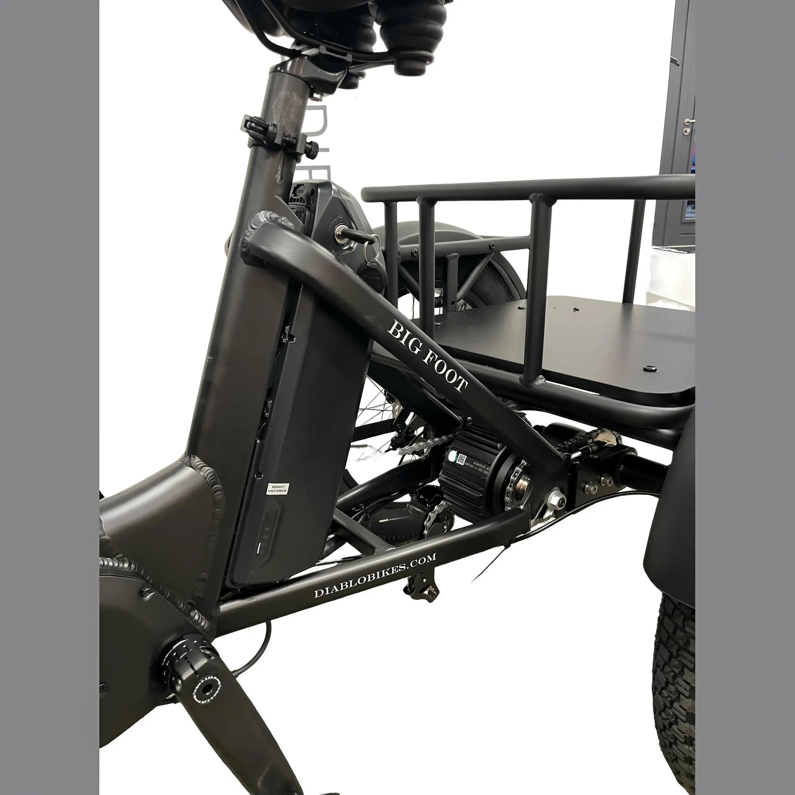 Diablo Big Foot - Fatbike Driewieler - Mat Zwart - AE-trading