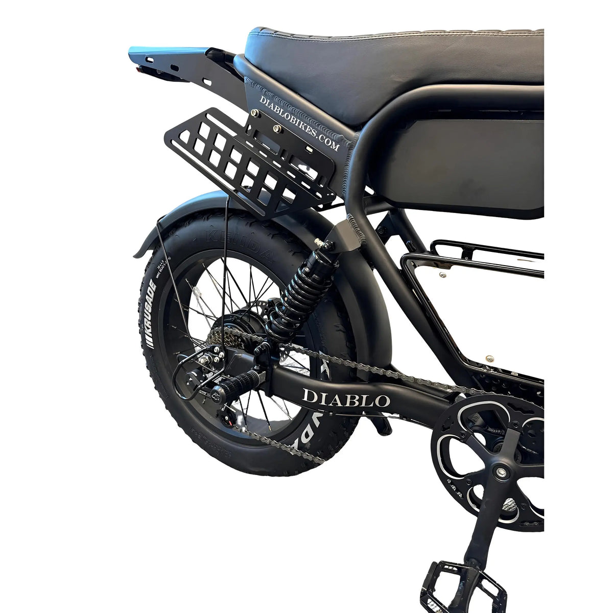 Diablo Q6 Fatbike - Mat Zwart - AE-trading