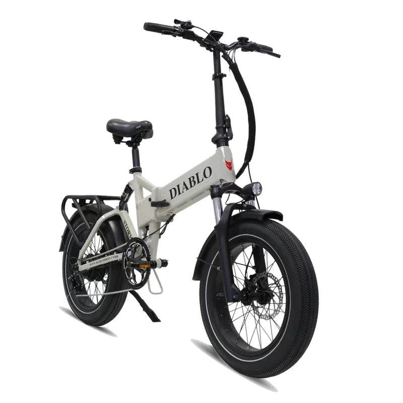 Diablo Storm Fatbike Vouwfiets met Hydraulische remmen - Fashion Grey