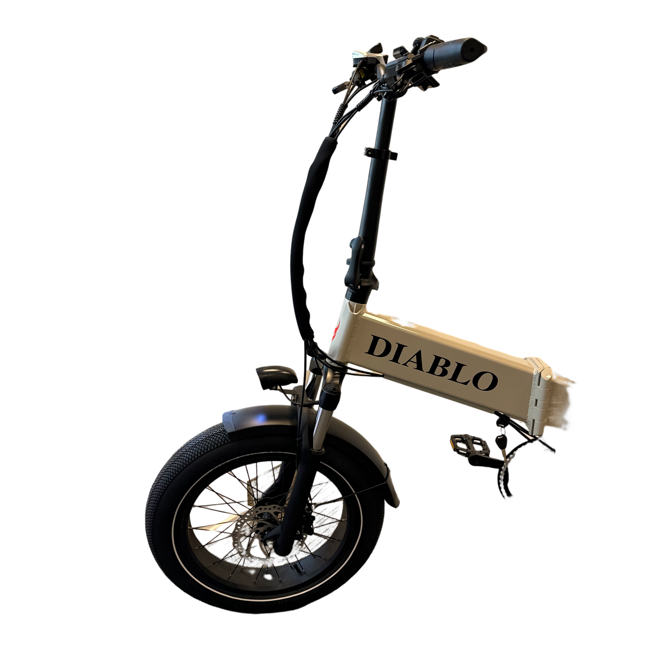 Diablo Storm Fatbike Vouwfiets met Hydraulische remmen - Fashion Grey