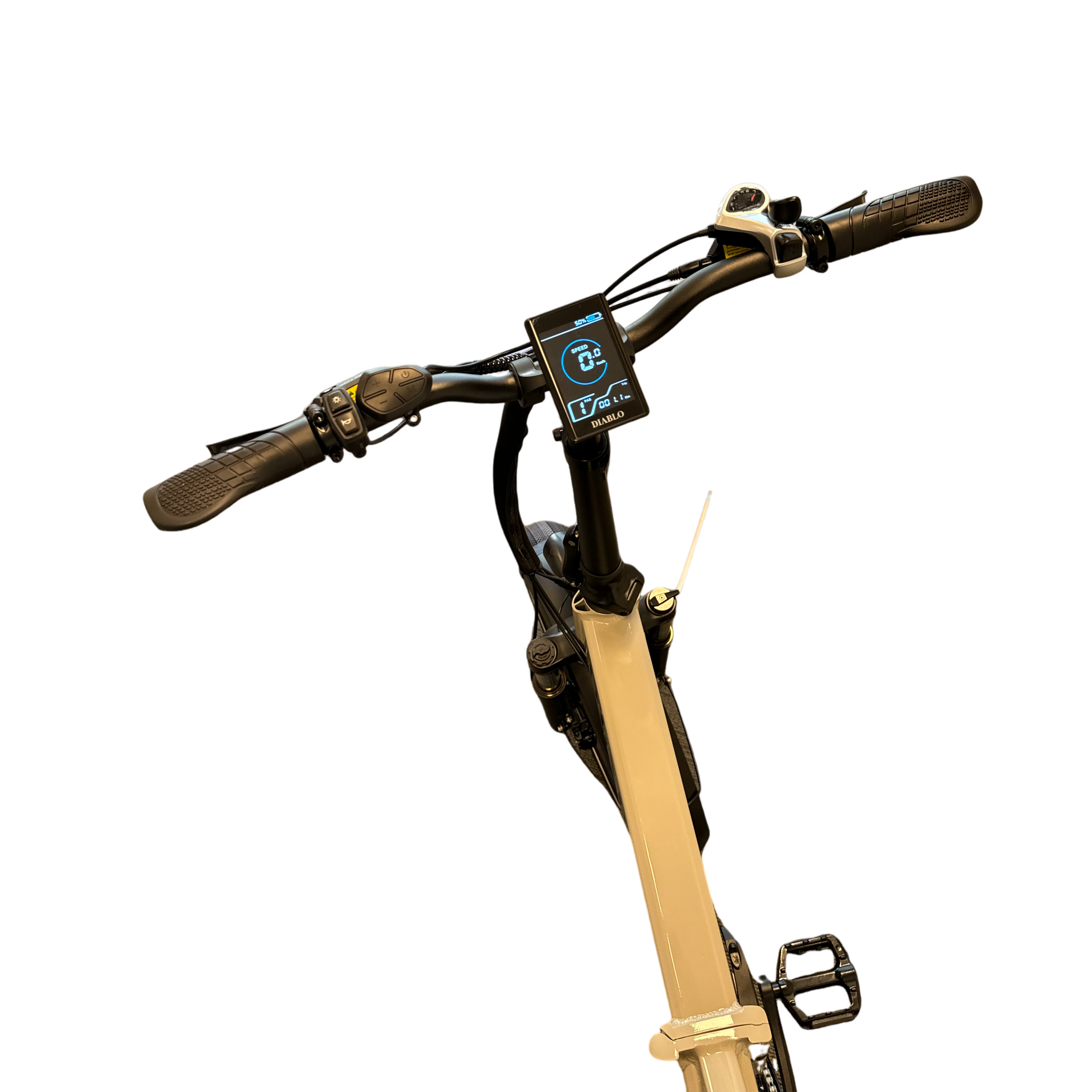 Diablo Storm Fatbike Vouwfiets met Hydraulische remmen - Fashion Grey