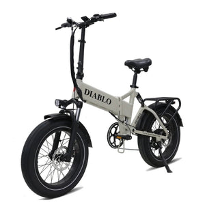 Diablo Storm Fatbike Vouwfiets met Hydraulische remmen - Fashion Grey