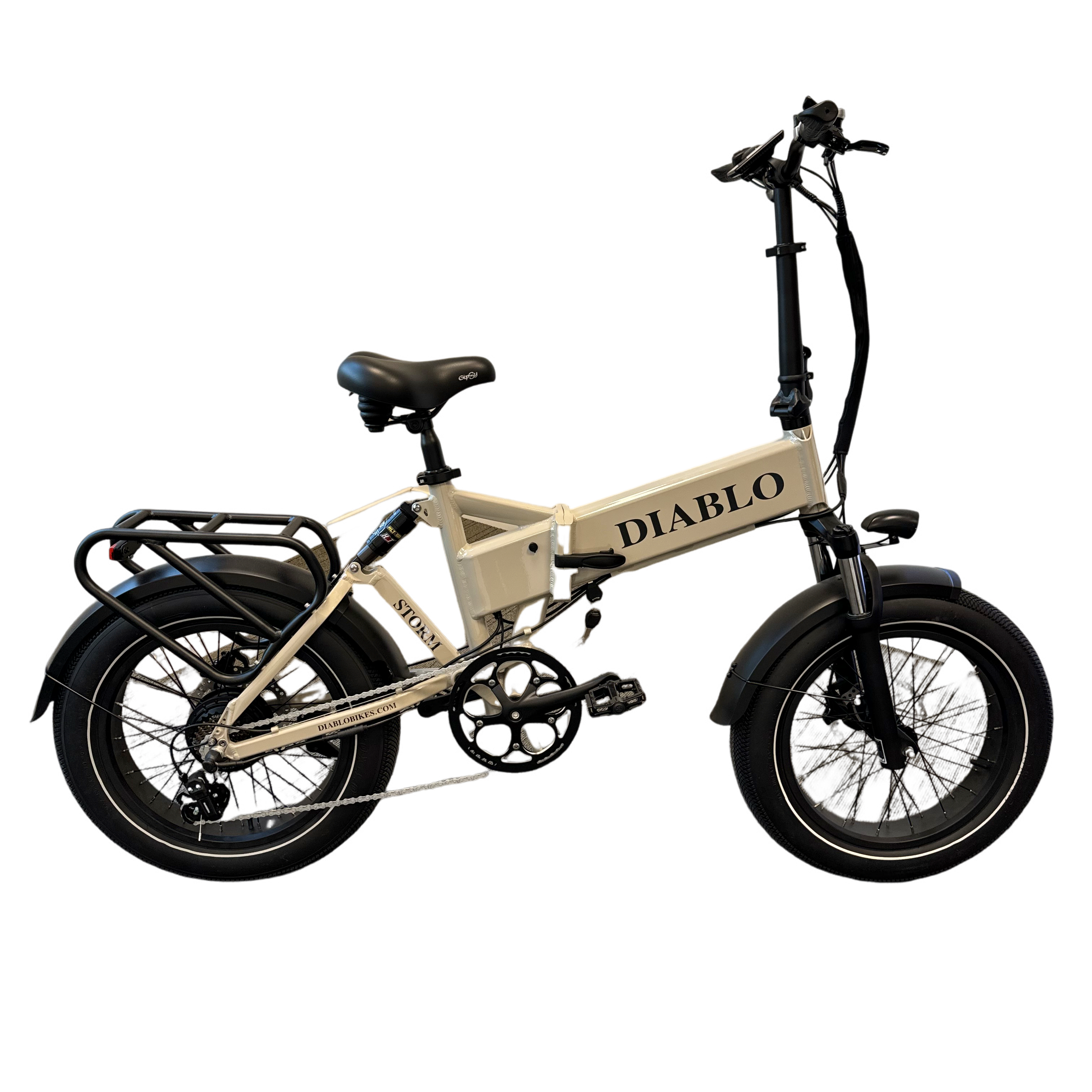 Diablo Storm Fatbike Vouwfiets met Hydraulische remmen - Fashion Grey