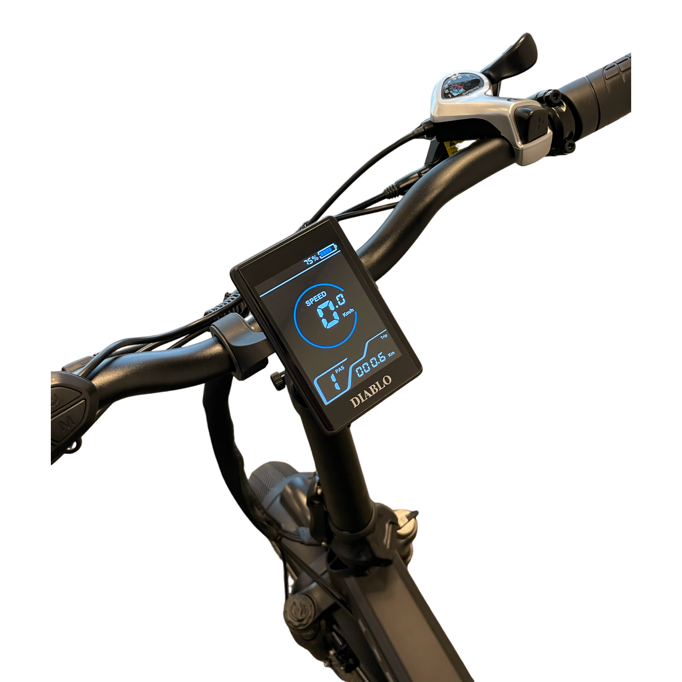 Diablo Storm Fatbike Vouwfiets met Hydraulische remmen - Mat Zwart