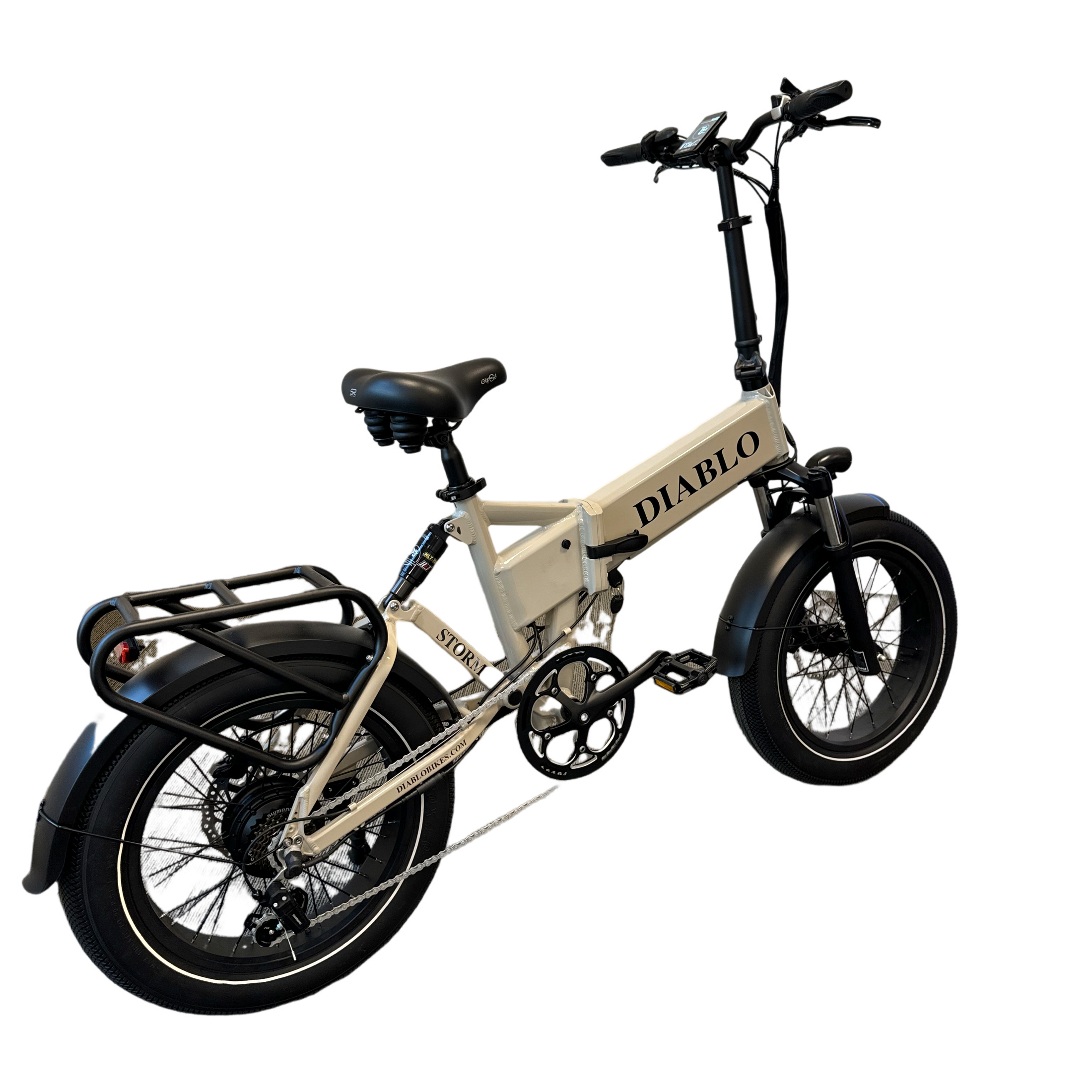 Diablo Storm Fatbike Vouwfiets met Hydraulische remmen - Fashion Grey