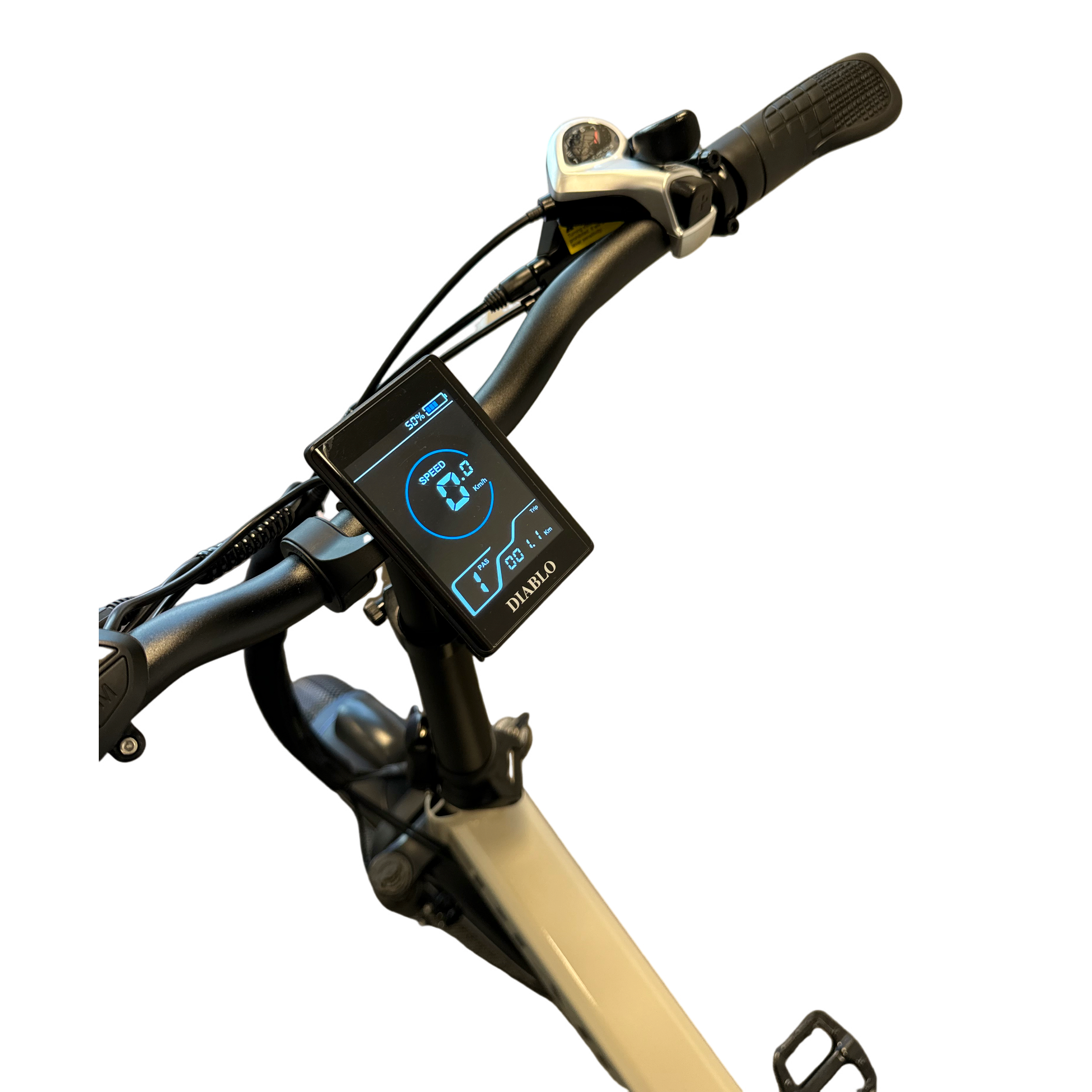 Diablo Storm Fatbike Vouwfiets met Hydraulische remmen - Fashion Grey