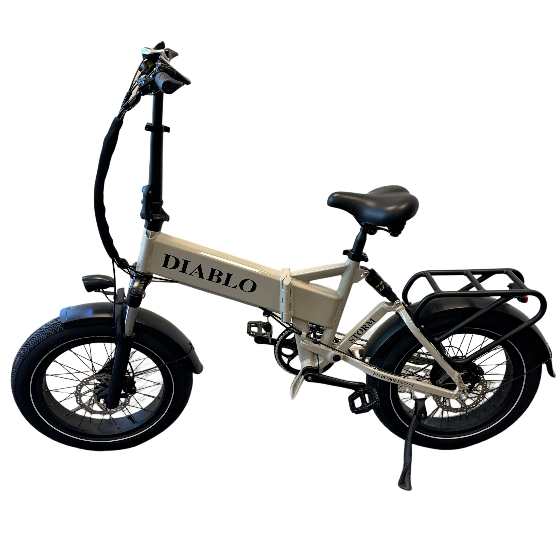 Diablo Storm Fatbike Vouwfiets met Hydraulische remmen - Fashion Grey