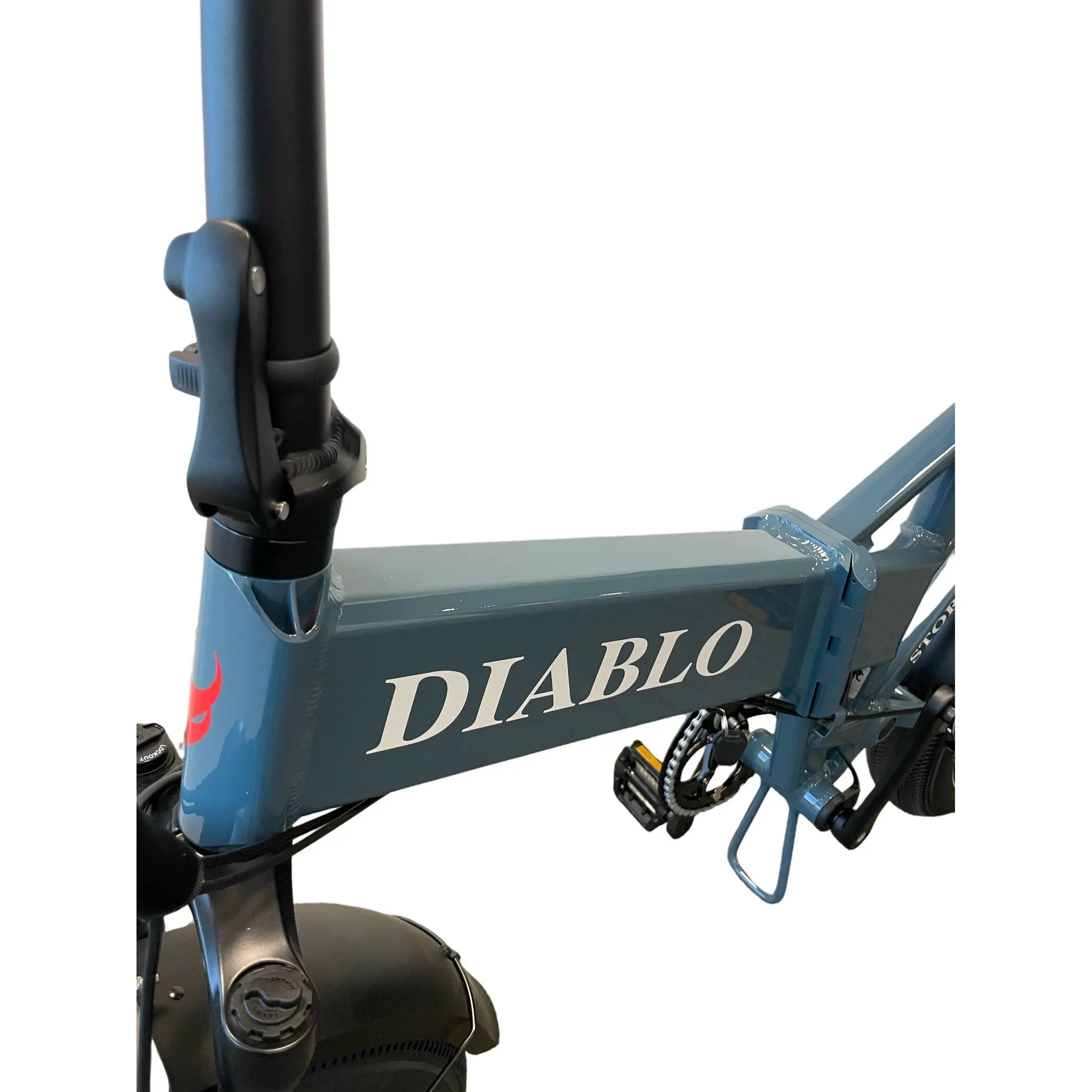 Diablo Storm Fatbike Vouwfiets met Hydraulische remmen - Donker Blauw - AE-trading