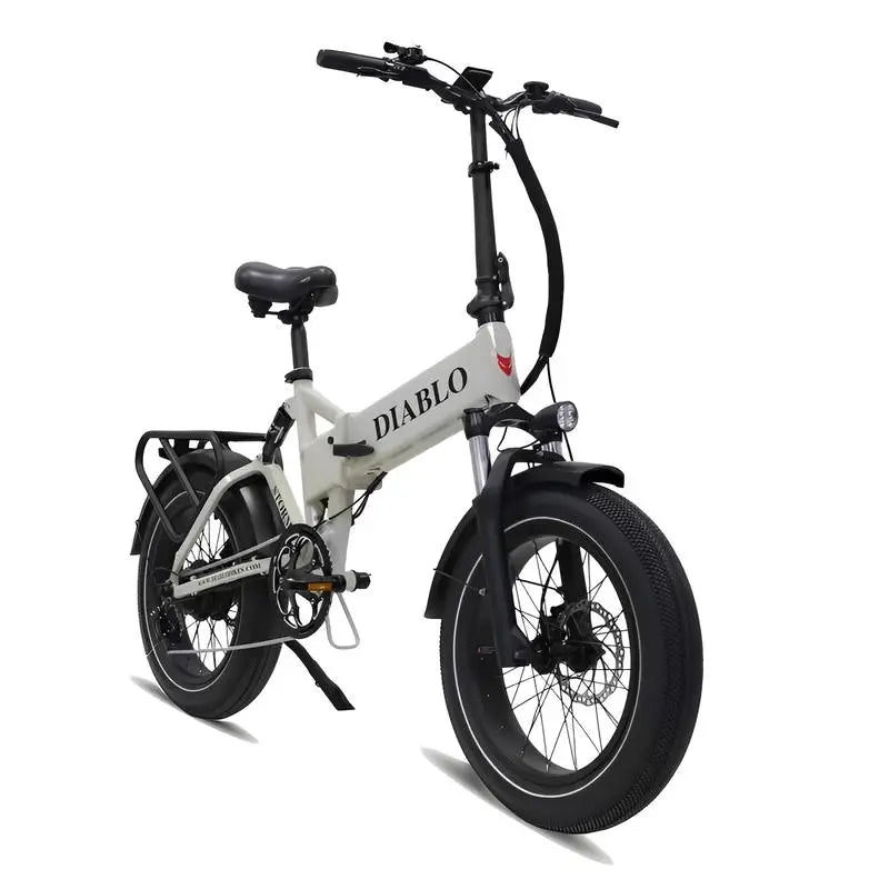 Diablo Storm Fatbike - Elektrische Vouwfiets - Modieus grijs - AE-trading