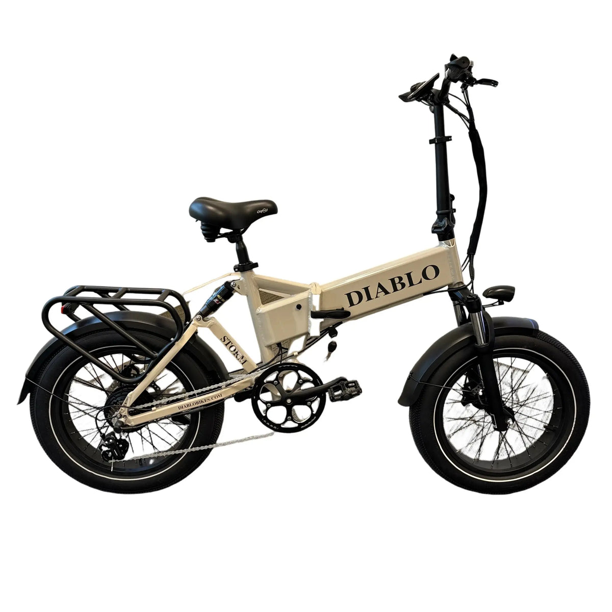 Diablo Storm Fatbike - Elektrische Vouwfiets - Modieus grijs - AE-trading