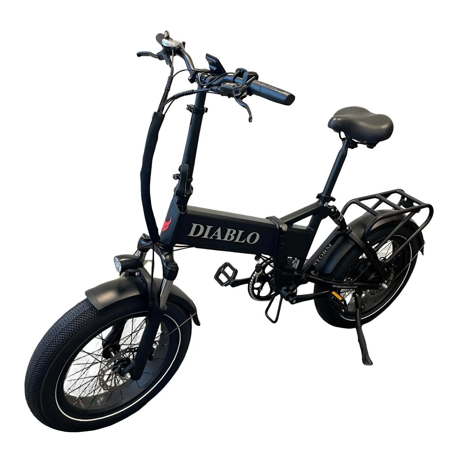 Diablo Storm Fatbike - Elektrische Vouwfiets - Mat Zwart - AE-trading