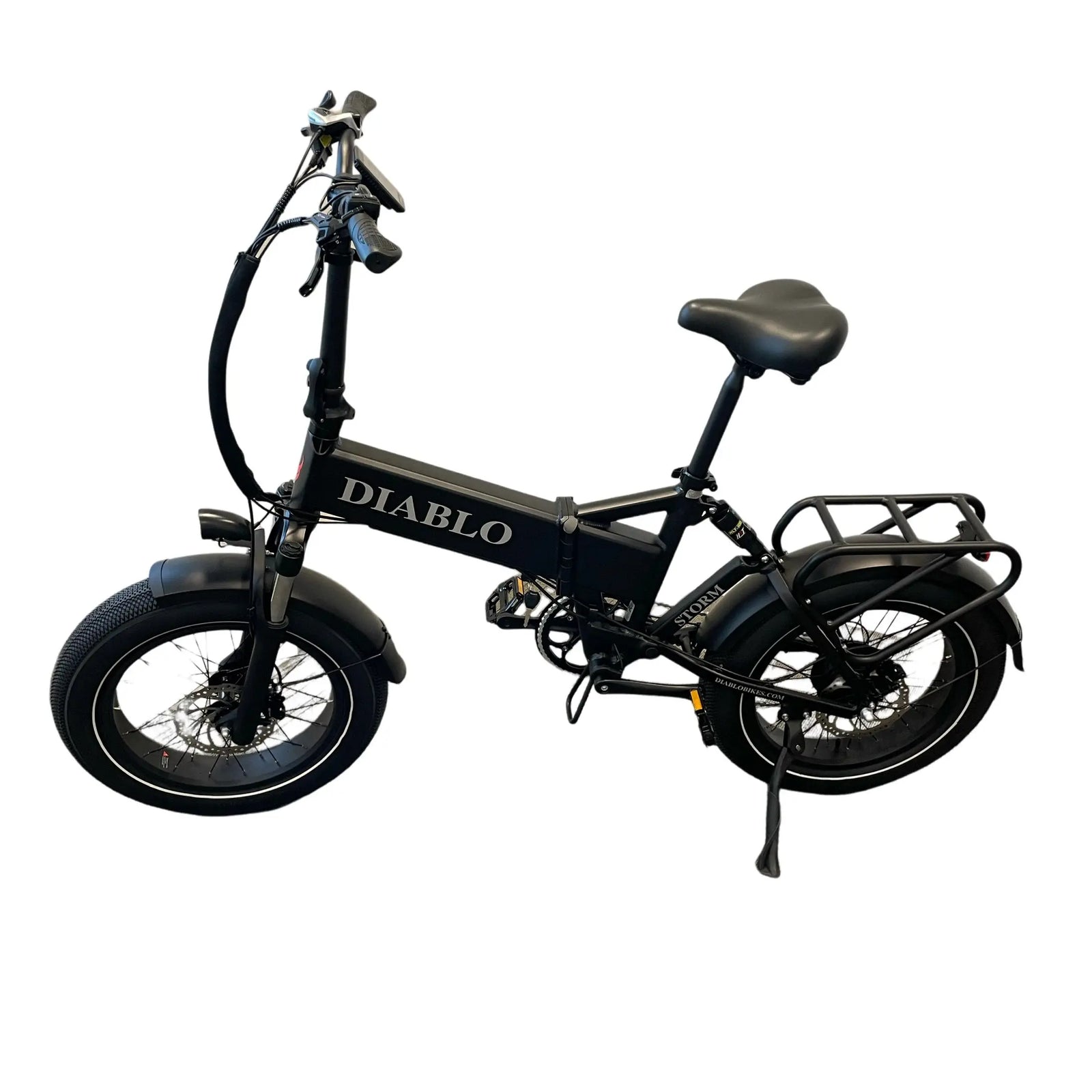 Diablo Storm Fatbike - Elektrische Vouwfiets - Mat Zwart - AE-trading