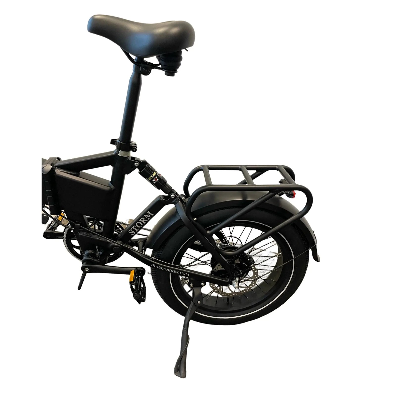 Diablo Storm Fatbike - Elektrische Vouwfiets - Mat Zwart - AE-trading