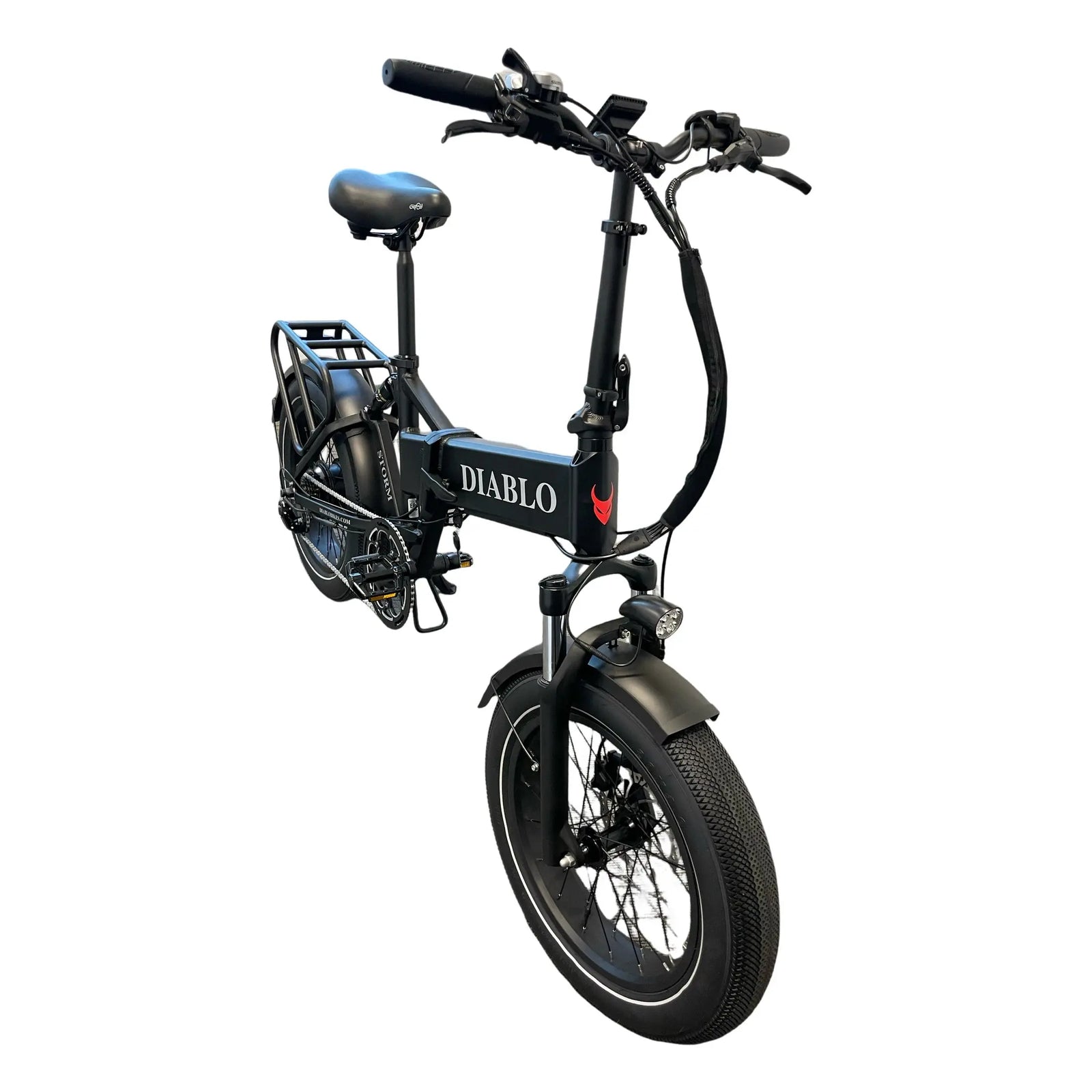 Diablo Storm Fatbike - Elektrische Vouwfiets - Mat Zwart - AE-trading