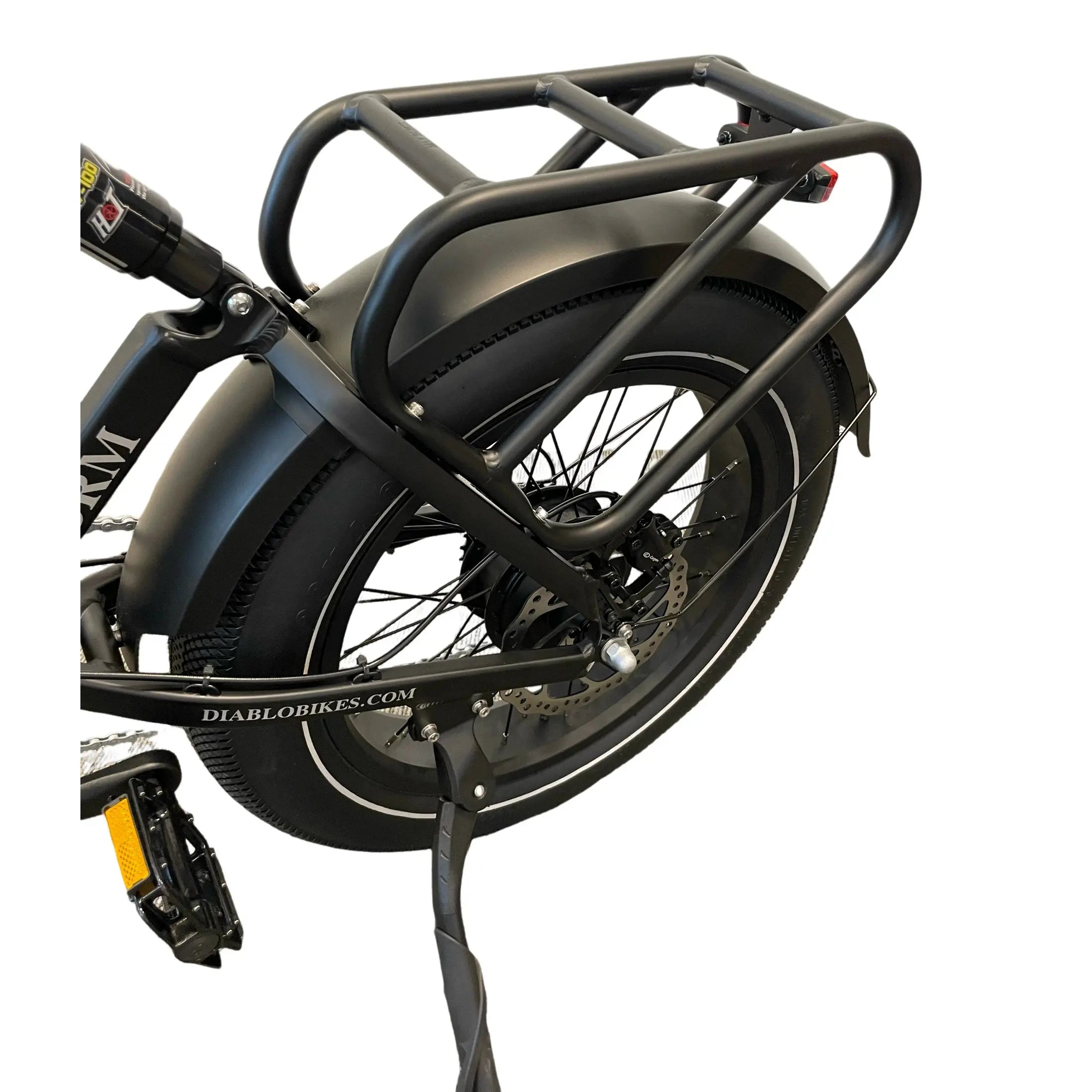 Diablo Storm Fatbike - Elektrische Vouwfiets - Mat Zwart - AE-trading