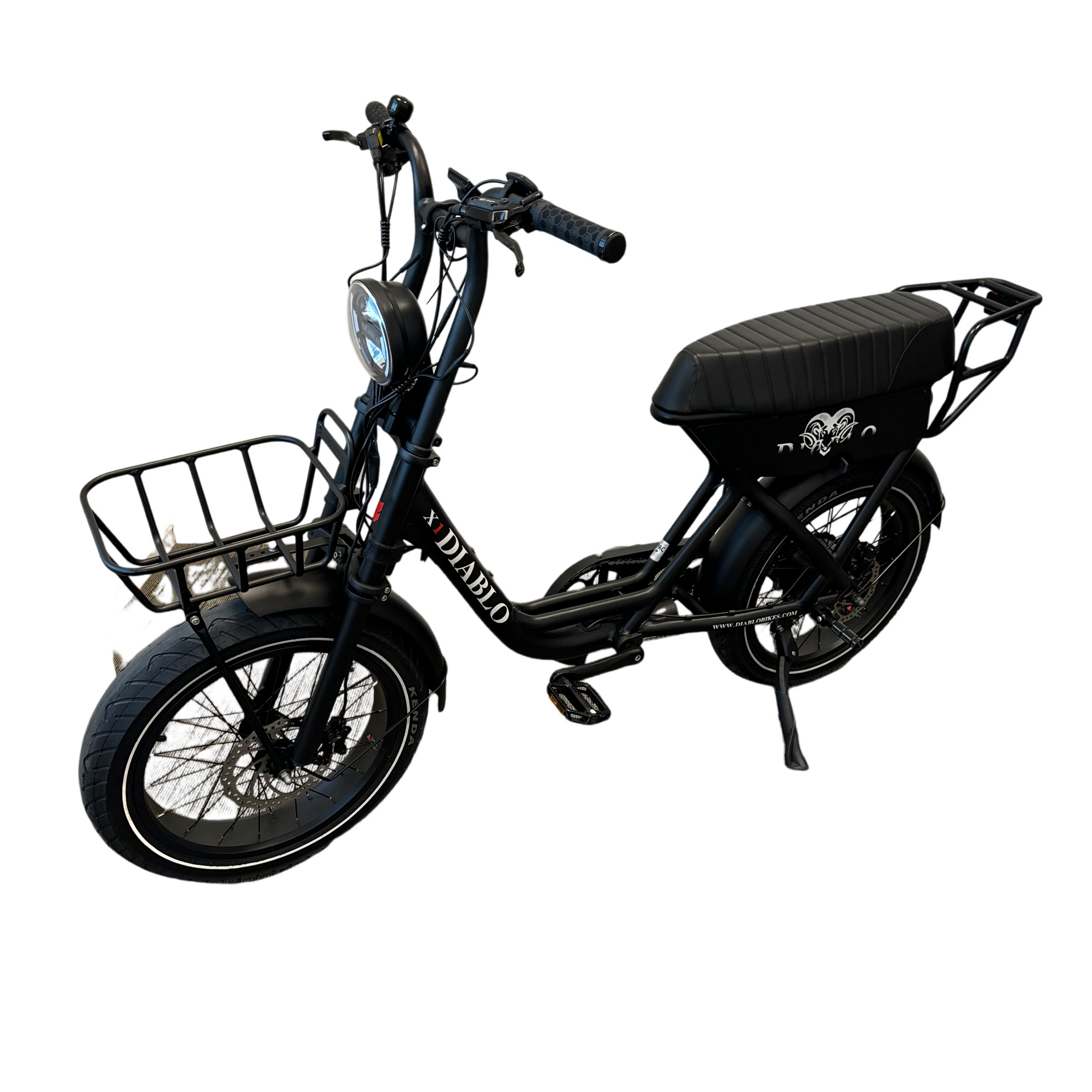 Diablo X1 Fatbike met Hydraulische Remmen - Mat Zwart - AE-trading