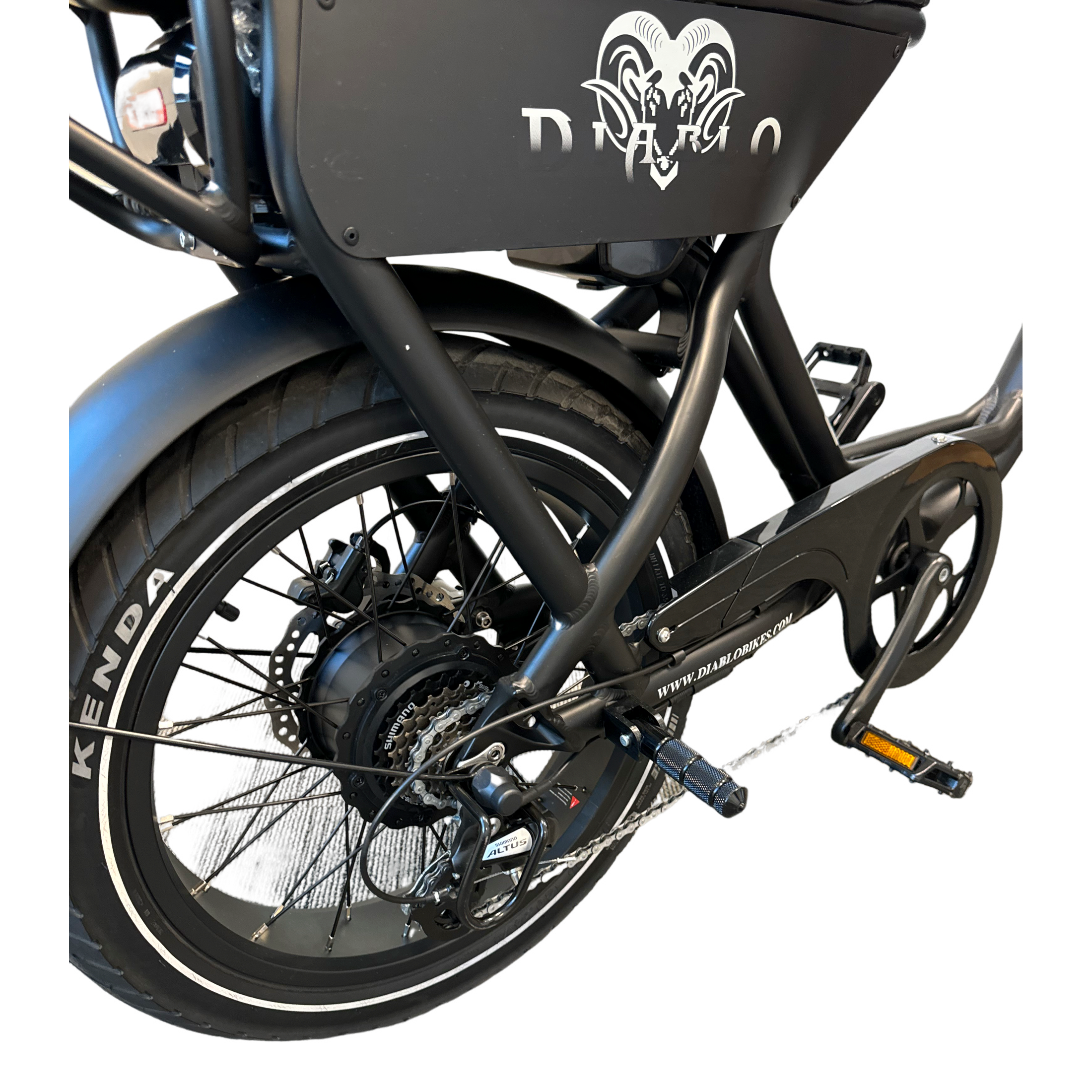 Diablo X1 Fatbike met Hydraulische Remmen - Mat Zwart - AE-trading