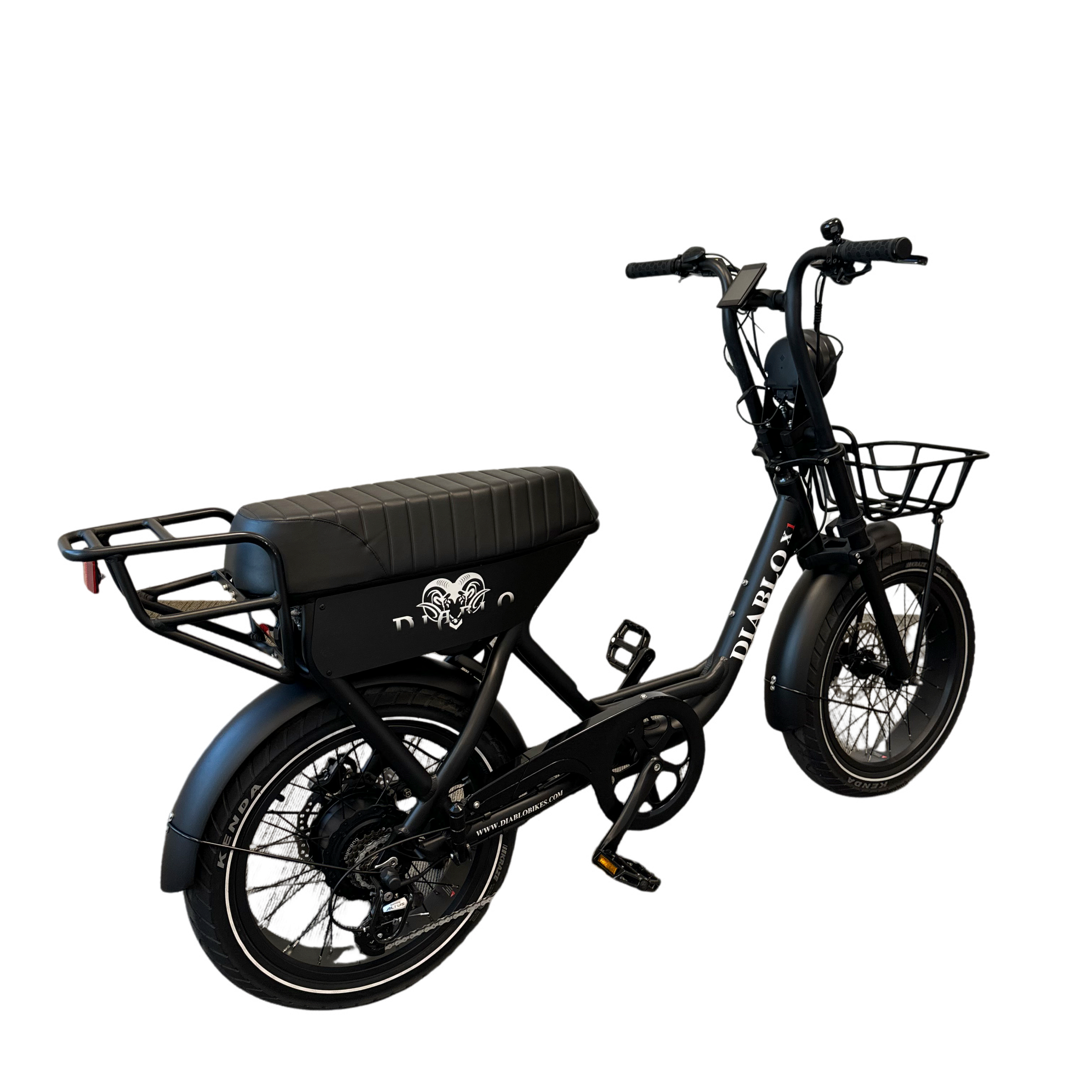 Diablo X1 Fatbike met Hydraulische Remmen - Mat Zwart - AE-trading
