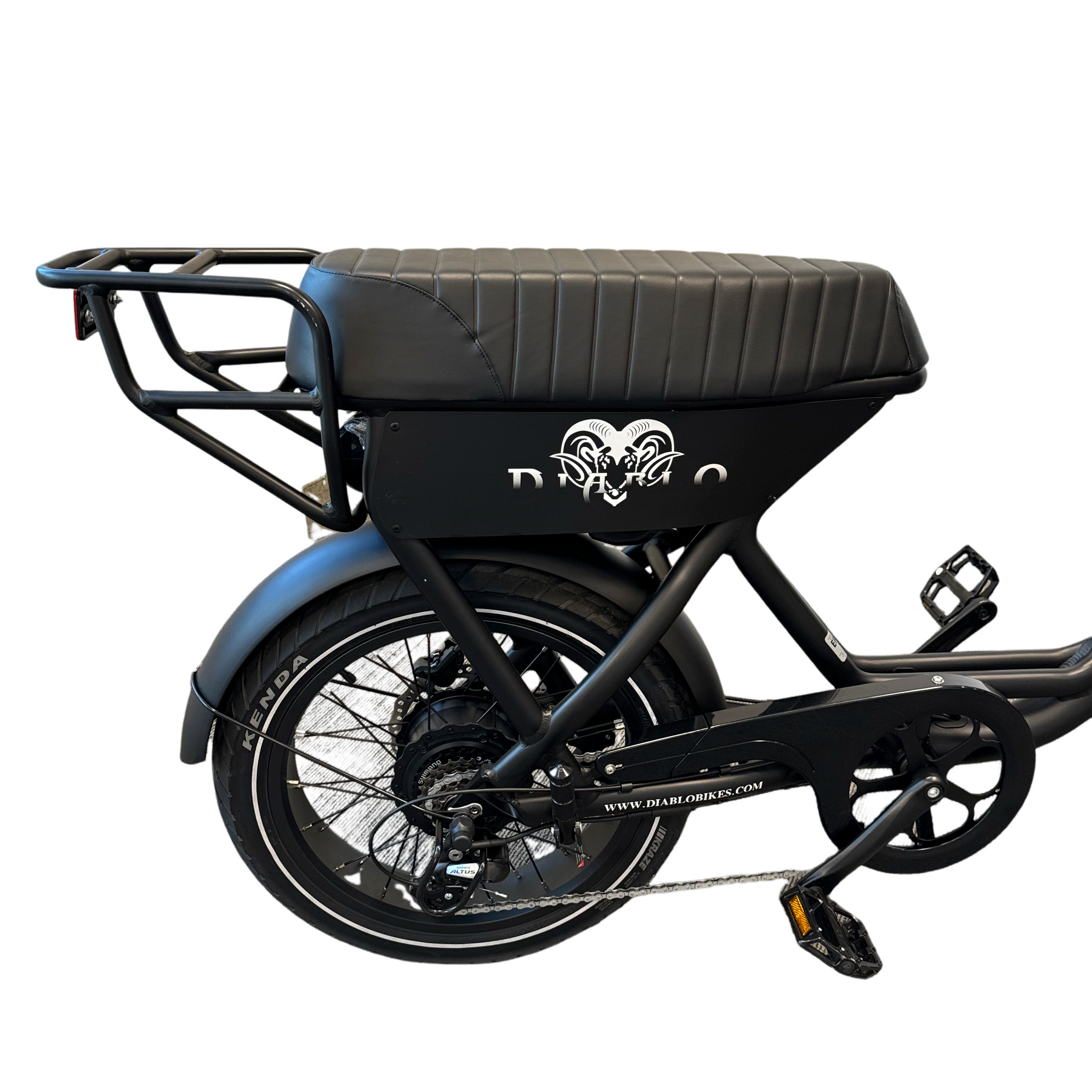Diablo X1 Fatbike met Hydraulische Remmen - Mat Zwart - AE-trading